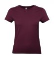 Dames T-shirt B&C E190 TW04T Burgundy